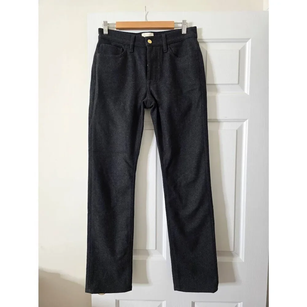 Sid Mashburn Wool Blend Dark Grey Pants 31/32